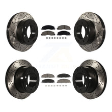 Load image into Gallery viewer, Front Rear Drilled Slot Brake Rotor Ceramic Pad Kit For Ram 2500 3500 1500 Dodge