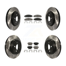Load image into Gallery viewer, Front Rear Drill Slot Brake Rotor Ceramic Pad Kit For Dodge Charger Chrysler 300