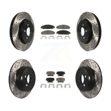 Charger l'image dans la galerie, Front Rear Drill Slot Brake Rotor Ceramic Pad Kit For Chrysler 300 AWD with 3.5L