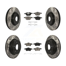 Charger l'image dans la galerie, Front Rear Drill Slot Disc Brake Rotors Ceramic Pad Kit For Ford Transit Connect