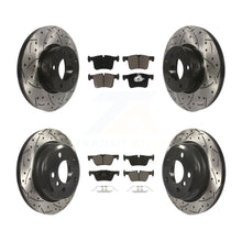 Load image into Gallery viewer, Front Rear Drill Slot Brake Rotors Ceramic Pad Kit For BMW 328i xDrive 320i 330i