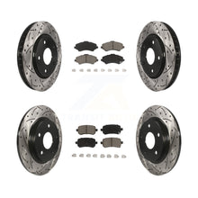 Load image into Gallery viewer, Front Rear Drill Slot Brake Rotor Ceramic Pad Kit For Dodge Grand Caravan Town &amp;