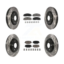 Charger l'image dans la galerie, Front Rear Drill Slot Brake Rotor Ceramic Pad Kit For Dodge Grand Caravan Town &amp;