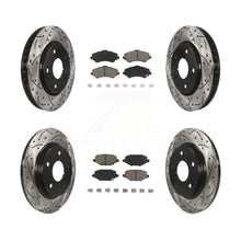 Charger l'image dans la galerie, Front Rear Drill Slot Brake Rotor Ceramic Pad Kit For Dodge Grand Caravan Town &amp;