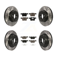 Load image into Gallery viewer, Front Rear Drilled Slot Brake Rotors Ceramic Pad Kit For BMW 328i 320i 428i 228i
