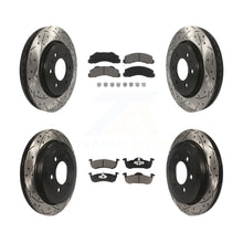 Load image into Gallery viewer, Front Rear Drilled Slot Brake Rotors Ceramic Pad Kit For Ford Expedition Lincoln