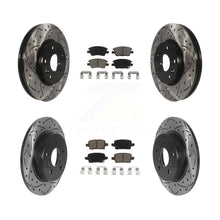 Charger l'image dans la galerie, Front Rear Drill Slot Brake Rotors Ceramic Pad Kit For Chevrolet Cruze Volt Bolt