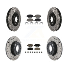 Load image into Gallery viewer, Front Rear Drilled Slot Brake Rotors Ceramic Pad Kit For Jeep Renegade Fiat 500X