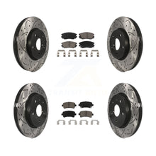 Charger l'image dans la galerie, Front Rear Drilled Slot Brake Rotors Ceramic Pad Kit For Chevrolet Malibu Impala