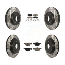 Load image into Gallery viewer, [Front+Rear] 16-19 Subaru Legacy 2.5L Performance Drilled &amp; Slotted Brake Rotor &amp; Ceramic Pads Kit For Max Braking