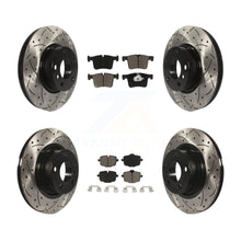 Charger l&#39;image dans la galerie, [Front+Rear] 2012 BMW X3 From 10 11 Performance Drilled &amp; Slotted Brake Rotor &amp; Ceramic Pads Kit For Max Braking