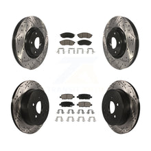 Charger l'image dans la galerie, Front Rear Drill Slot Brake Rotor Ceramic Pad Kit For Nissan Murano INFINITI M37