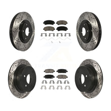 Charger l'image dans la galerie, Front Rear Drill Slot Brake Rotors Ceramic Pad Kit For Nissan Sentra SE-R Spec V
