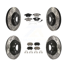 Load image into Gallery viewer, Front Rear Drill Slot Brake Rotors Ceramic Pad Kit For Volkswagen Tiguan Audi Q3