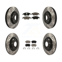 Charger l&#39;image dans la galerie, Front Rear Drill Slot Disc Brake Rotor Ceramic Pad Kit For Audi A4 Q5 A5 Quattro