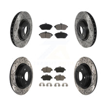 Charger l'image dans la galerie, Front Rear Drill Slot Brake Rotors Ceramic Pad Kit For Mercedes-Benz GLA250 QX30