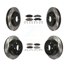 Charger l'image dans la galerie, Kit de plaquettes en céramique pour Rotor de frein, fente avant et arrière, pour Chevrolet Tahoe GMC 1500 