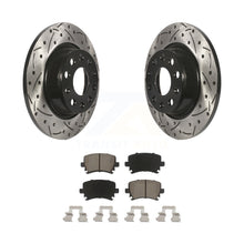 Load image into Gallery viewer, Rear Drill Slot Brake Rotors Ceramic Pad Kit For Volkswagen Tiguan CC Jetta Audi