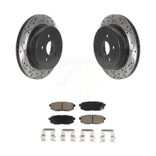 Load image into Gallery viewer, Rear Drilled Slot Brake Rotor Ceramic Pad Kit For 2014-2018 Subaru Forester 2.0L