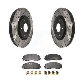 Kit de plaquettes en céramique pour Rotors de frein à fente avant, pour Dodge Grand Caravan Chrysler & 