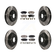 Load image into Gallery viewer, Front Rear Coat Drill Slot Disc Brake Rotors Ceramic Pad Kit For Chevrolet Cruze