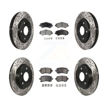 Charger l'image dans la galerie, Front Rear Drill Slot Brake Rotor Ceramic Pad Kit For Dodge Grand Caravan Town &amp;