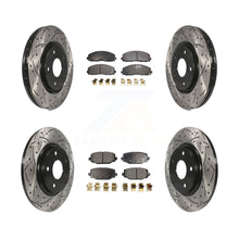 Charger l'image dans la galerie, Front Rear Drill Slot Brake Rotor Ceramic Pad Kit For Dodge Grand Caravan Town &amp;
