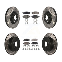 Load image into Gallery viewer, Front Rear Drill Slot Brake Rotor Ceramic Pad Kit For Nissan Murano INFINITI M37