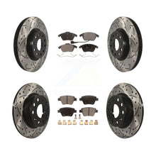 Charger l'image dans la galerie, Front Rear Drill Slot Disc Brake Rotor Ceramic Pad Kit For Volkswagen Beetle GTI