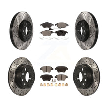 Charger l'image dans la galerie, Front Rear Drill Slot Brake Rotors Ceramic Pad Kit For 13 Volkswagen Beetle 2.5L