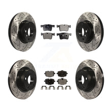 Charger l&#39;image dans la galerie, [Front+Rear] 2012 BMW X3 From 10 11 Performance Drilled &amp; Slotted Brake Rotor &amp; Ceramic Pads Kit For Max Braking