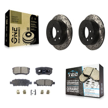 Load image into Gallery viewer, Rear Drill Slot Brake Rotors Ceramic Pad Kit For Jeep Dodge Patriot Chrysler 200