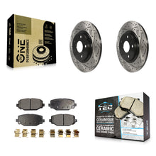 Load image into Gallery viewer, Rear Drill Slot Brake Rotor Ceramic Pad Kit For Dodge Grand Caravan Journey Town