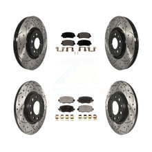Charger l'image dans la galerie, Front Rear Drill Slot Brake Rotor Ceramic Pad Kit For Jeep Cherokee Chrysler 200