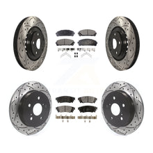 Load image into Gallery viewer, Front Rear Drill Slot Brake Rotors Ceramic Pad Kit For Lexus NX200t NX300 NX300h