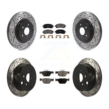 Load image into Gallery viewer, Front Rear Coat Drill Slot Disc Brake Rotor Ceramic Pad Kit For Subaru Crosstrek