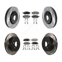 Charger l'image dans la galerie, Front Rear Drilled Slot Brake Rotors Ceramic Pad Kit For Infiniti FX35 FX37 QX70
