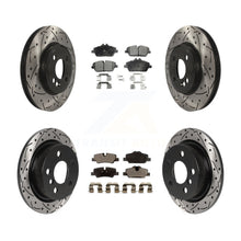 Charger l'image dans la galerie, Front Rear Drill Slot Brake Rotor Ceramic Pad Kit For 2015 Mini Cooper 2.0L/1.5L