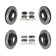 Load image into Gallery viewer, Front Rear Drilled Slot Brake Rotor &amp; Ceramic Pad Kit For Mini Cooper Countryman