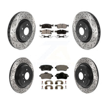 Charger l'image dans la galerie, Front Rear Drill Slot Brake Rotor Ceramic Pad Kit For Mercedes-Benz ML350 GLE350