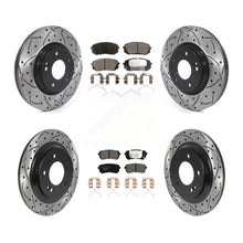 Load image into Gallery viewer, Front Rear Drilled Slot Brake Rotor Ceramic Pad Kit For Kia Optima LX/EX/LX 1.6T