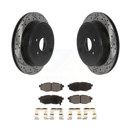 Kit de plaquettes en céramique pour Rotor de frein, fente de perçage arrière, pour Subaru Outback Legacy Scion FR-S 