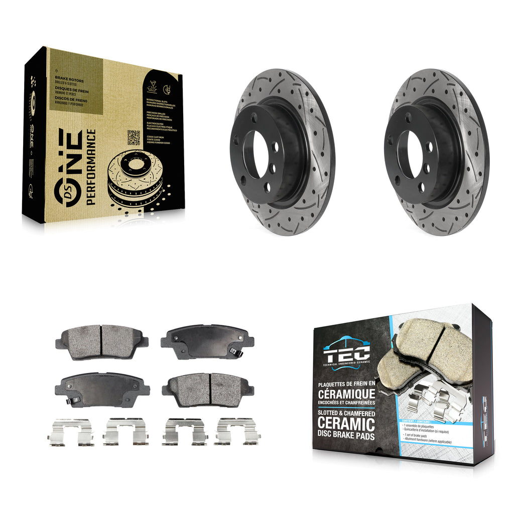 Kit de plaquettes en céramique pour Rotor de frein à fente arrière, pour Mini Cooper Countryman Paceman 