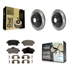Load image into Gallery viewer, Rear Drill Slot Brake Rotor Ceramic Pad Kit For Mercedes-Benz ML350 GLE350 ML250