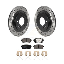 Load image into Gallery viewer, Rear Drilled Slot Brake Rotors Ceramic Pad Kit For 2016 Kia Optima LX/EX/LX 1.6T