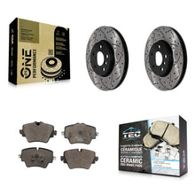Load image into Gallery viewer, Front Drill Slot Brake Rotors Ceramic Pad Kit For Mini Cooper Countryman Clubman