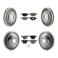 Charger l'image dans la galerie, Front Rear Coat Brake Rotor Ceramic Pad Kit (6Pc) For BMW 750Li xDrive 750i 550i