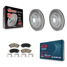 Charger l'image dans la galerie, Front Coated Disc Brake Rotors And Ceramic Pads Kit For Subaru Crosstrek Impreza