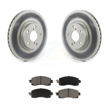 Charger l&#39;image dans la galerie, Front Coated Disc Brake Rotors And Ceramic Pads Kit For Subaru Impreza