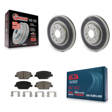 Load image into Gallery viewer, Front Coated Brake Rotor Ceramic Pad Kit For Chevrolet Equinox GMC Terrain Buick